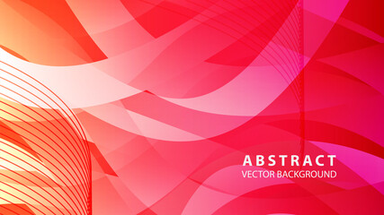 Abstract background design. gradient with geometric lines and light effect. Motion minimal concept - Vector