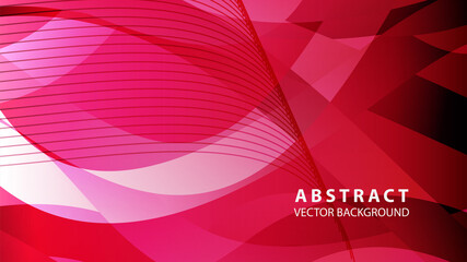 Abstract background design. gradient with geometric lines and light effect. Motion minimal concept - Vector