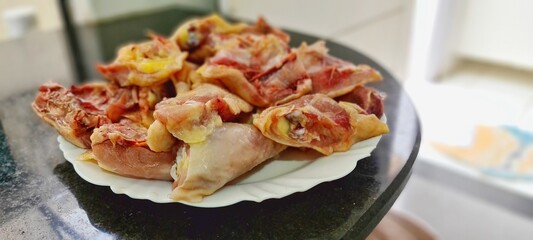 chicken and salad