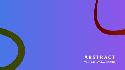 Abstract curve line wave background - vector