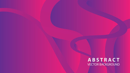 Abstract curve line wave background - vector