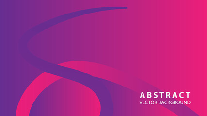 Abstract curve line wave background - vector