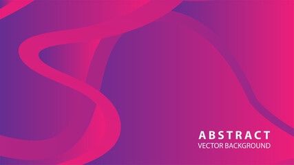 Abstract curve line wave background - vector