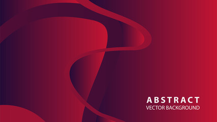 Abstract curve line wave background - vector