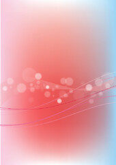 라인과 동그라미의 보케 배경