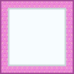 분홍색 추상 패턴 배경의 프레임