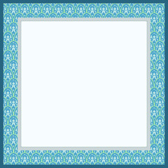 추상 패턴의 사각 프레임 배경