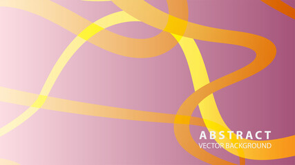 Abstract curve line wave background - vector