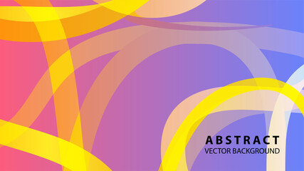 Obraz premium Abstract curve line wave background - vector