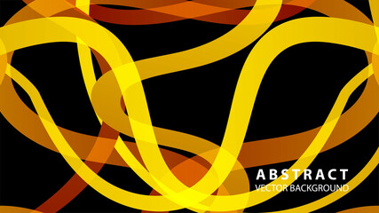 Abstract curve line wave background - vector