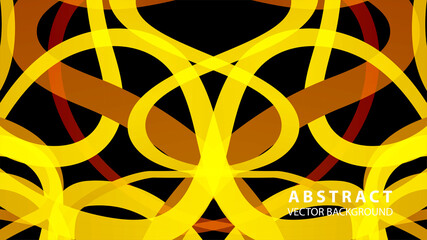 Abstract curve line wave background - vector