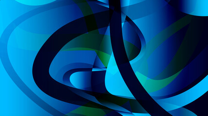 Abstract curve line wave background - vector