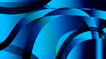 Abstract curve line wave background - vector
