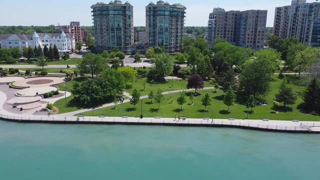 Reaume Park in Windsor drone flyover
