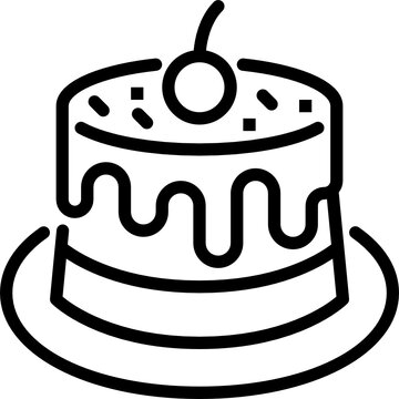 recommend clip art: pudding outline icon