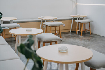 Minimalism cozy cafe