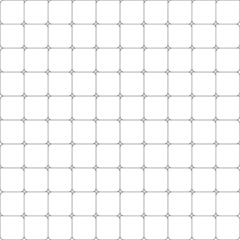 round square shape seamless pattern in white and linear background.