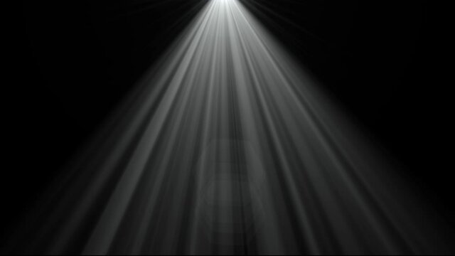Lens flare effect on black blackground