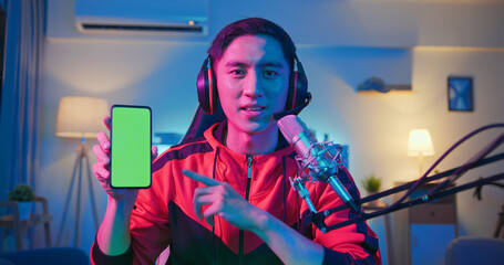 asian man have live stream © ryanking999