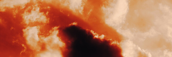 The red sky background looked like smoke and fire. bomb Violent.