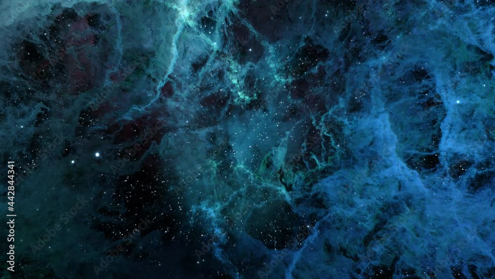 Canvas Prints nebula though light space with star glow in a seamless loop. this clip is a tube cloud nebula fly th