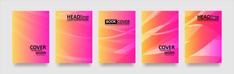 abstract wave background with gradient color. Applicable for design cover presentation invitation flyer annual report poster and business card desing packaging - Vector