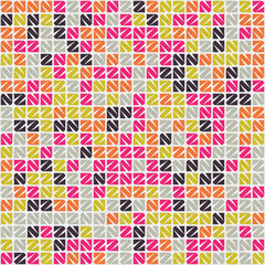 Abstract Geometric Pattern generative computational art illustration