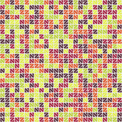 Abstract Geometric Pattern generative computational art illustration