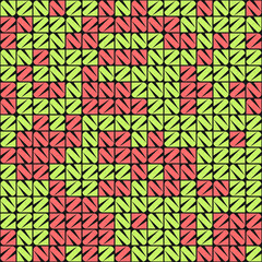 Abstract Geometric Pattern generative computational art illustration