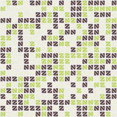 Abstract Geometric Pattern generative computational art illustration