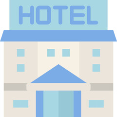 hotel flat icon