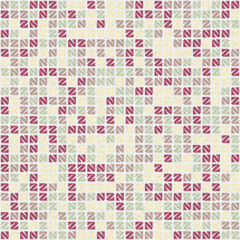 Abstract Geometric Pattern generative computational art illustration