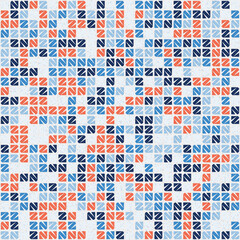 Obraz premium Abstract Geometric Pattern generative computational art illustration
