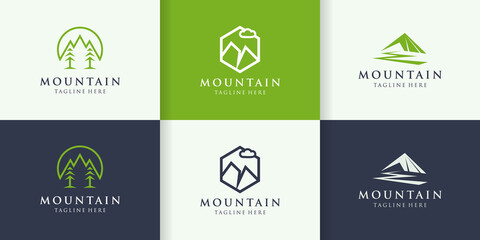 mountain logo simple icon