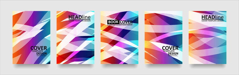 abstract wave background with gradient color. Applicable for design cover presentation invitation flyer annual report poster and business card desing packaging - Vector