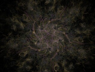 Imaginatory fractal background generated Image