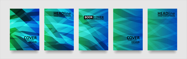 Fototapeta premium abstract wave background with gradient color. Applicable for design cover presentation invitation flyer annual report poster and business card desing packaging - Vector