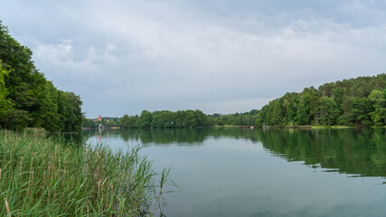 Beautiful Lake Lagow in Poland