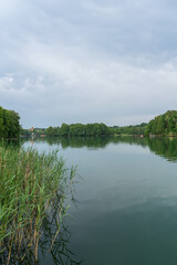 Fototapeta na wymiar Beautiful Lake Lagow in Poland