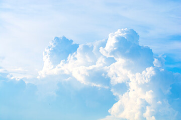 Naklejka na ściany i meble Beautiful view of natural cloudy sky background