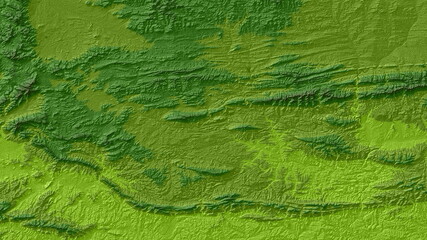 Green and Green Digital Elevation Model in South Africa