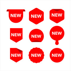 Sticker labels for new products

