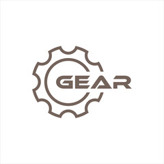 gear logo template vector