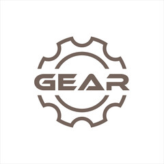 gear logo template vector