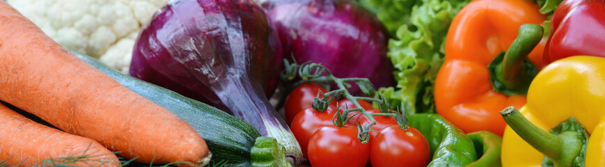 Colorful set organic food. Fresh raw vegetables. Healthy vegetarian food.Vegetarian eating concept