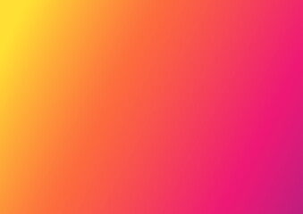 Abstract blurred magenta orange and yellow background, Gradient color backdrop design for website banner or poster, Vector illustration