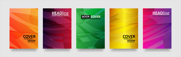 Fototapeta premium abstract wave background with gradient color. Applicable for design cover presentation invitation flyer annual report poster and business card desing packaging - Vector