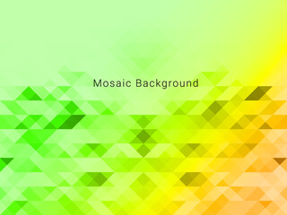 Abstract geometric colorful  mosaic modern elegant background