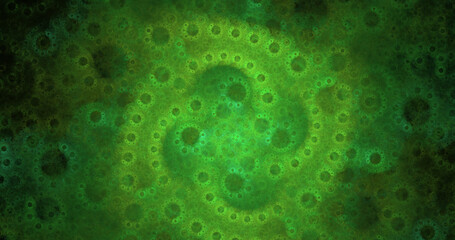 abstract green fractal background