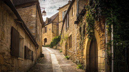 The medieval Beynac and Cazenac village in France